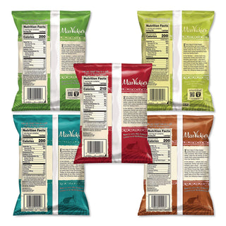 Kettle Cooked Chips Variety Mix, Four Assorted Flavors, 1.38 oz Bags, 30 Bags/Carton, Ships in 1-3 Business Days