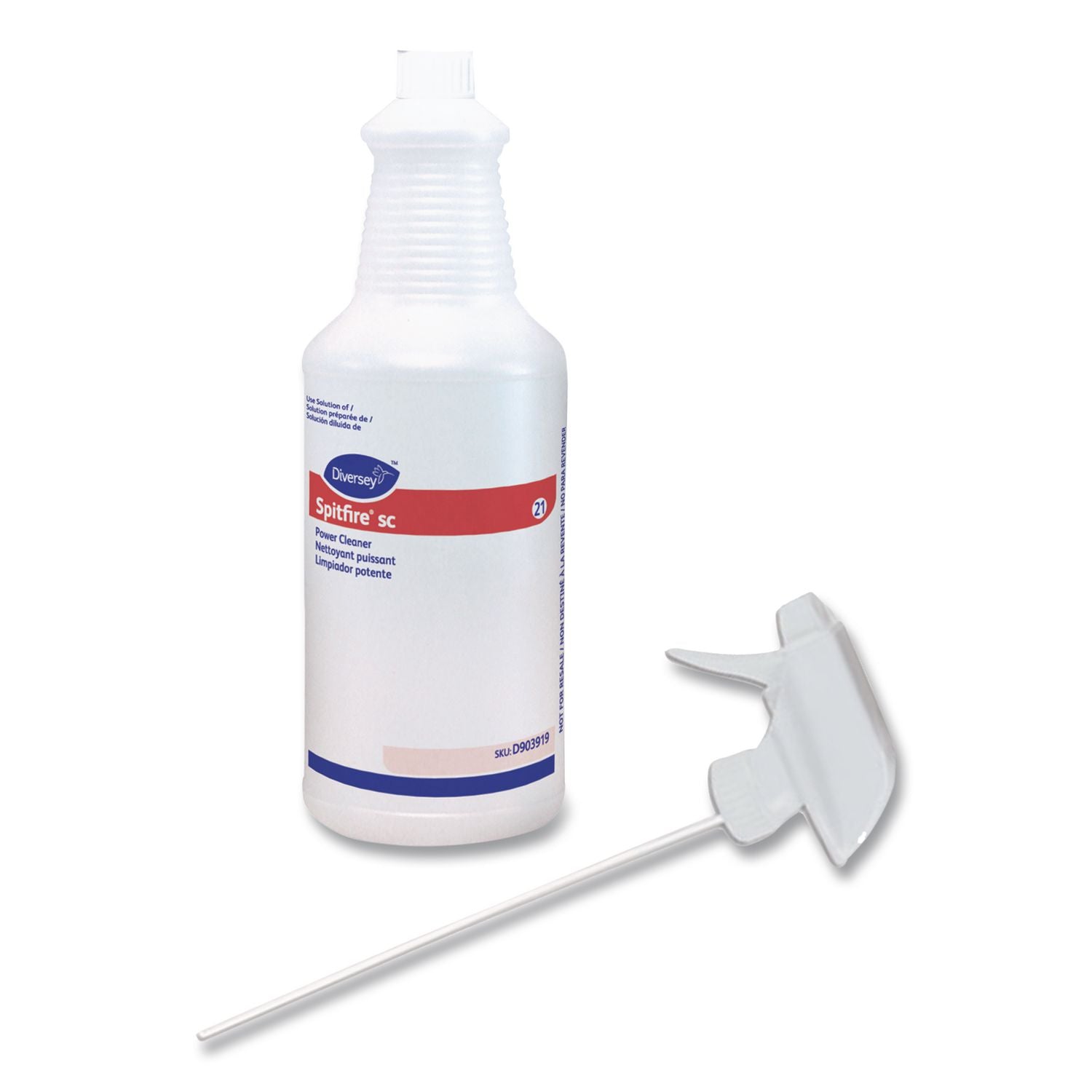 Glance HC Glass and Multi-Surface Cleaner Empty Bottle, 32 oz, Clear