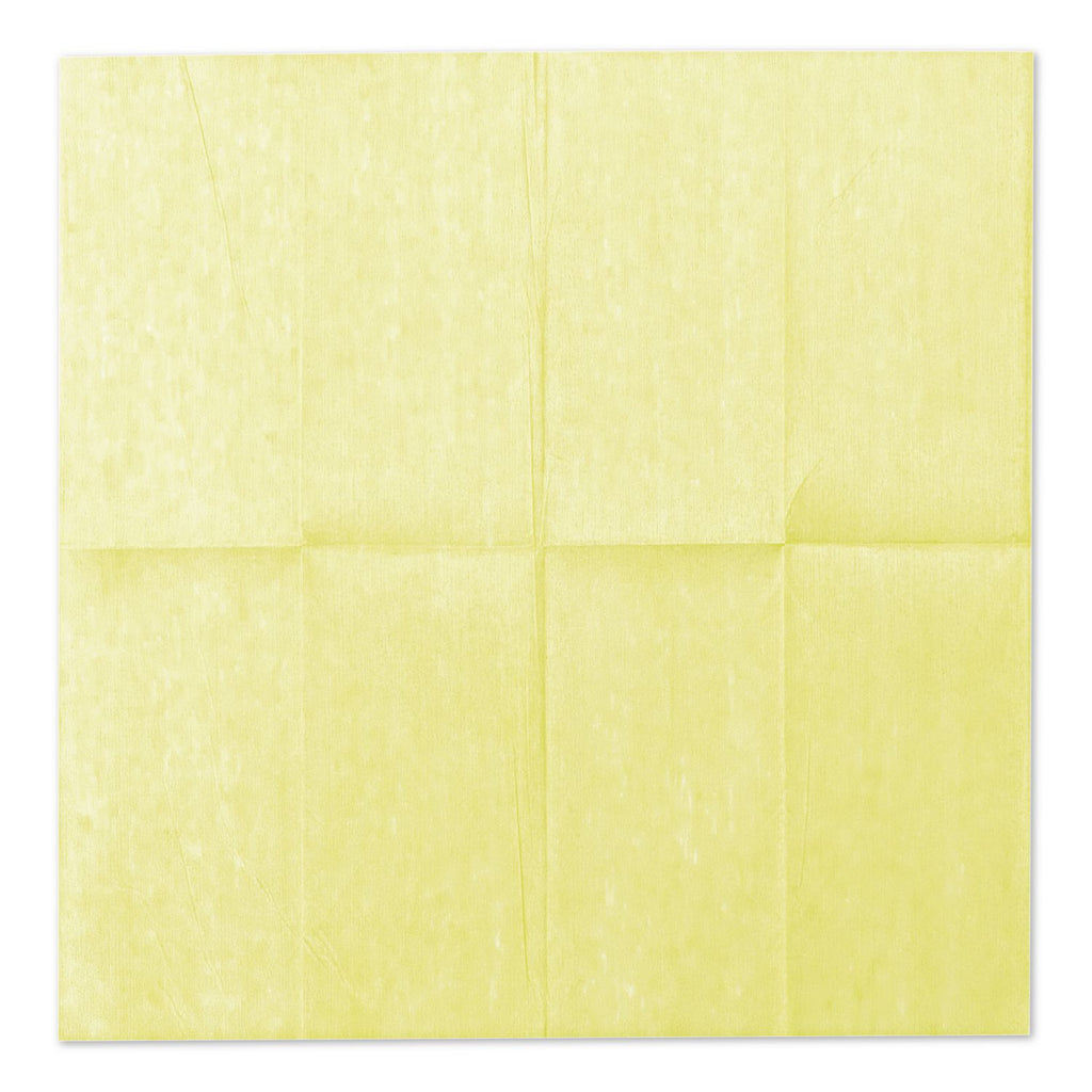 Masslinn Dust Cloths, 1-Ply, 24 x 24, Unscented, Yellow, 30/Bag, 5 Bags/Carton