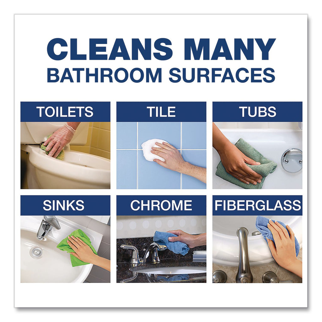 Cleaner with Bleach, 32 oz Spray Bottle, 8/Carton