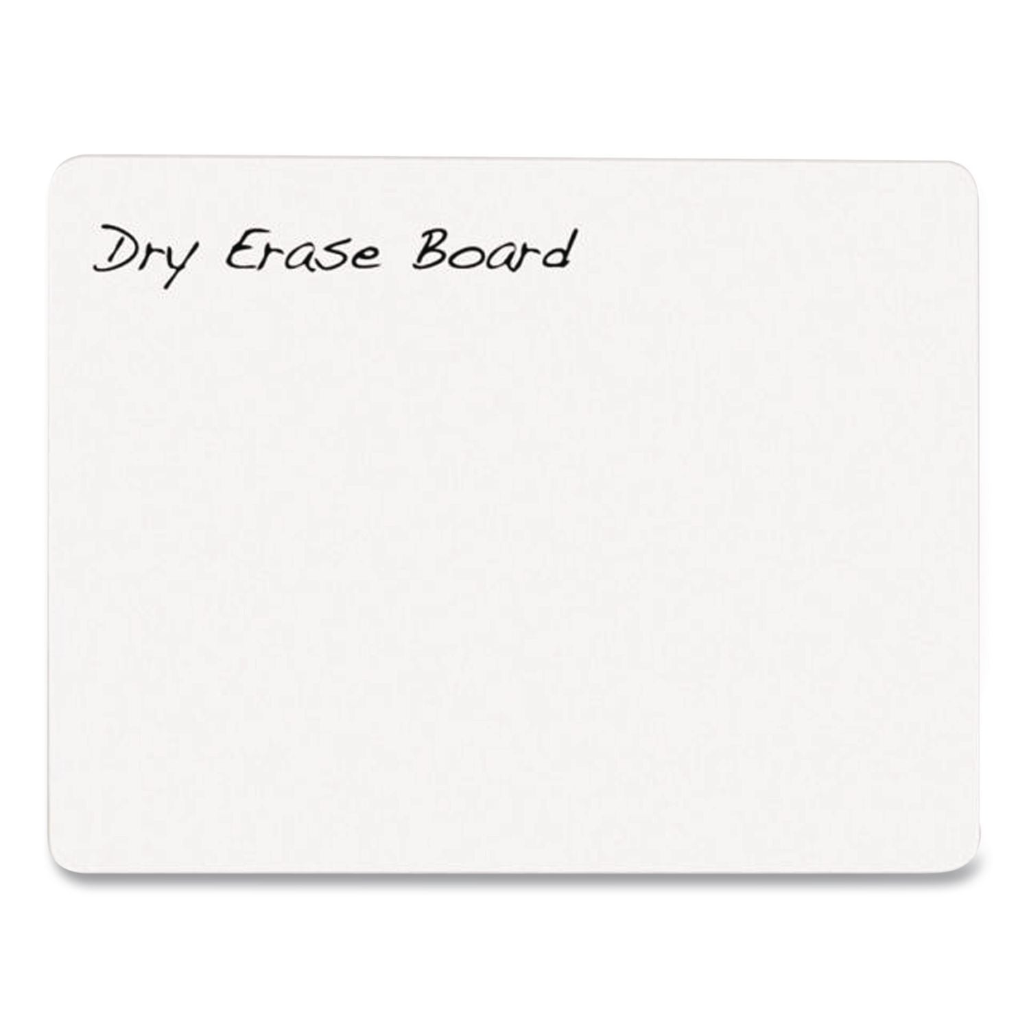 Unruled Dry Erase Student Boards, 12 x 9, White Surface, 10/Set