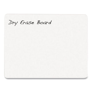 Unruled Dry Erase Student Boards, 12 x 9, White Surface, 10/Set