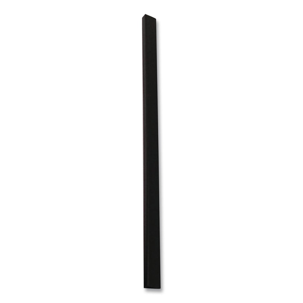 Slide 'N Grip Binding Bars, 40-Sheet Capacity, 11 x 0.25, Black, 100/Box