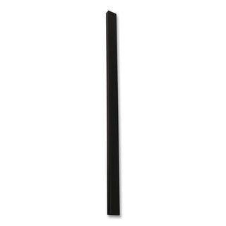 Slide 'N Grip Binding Bars, 40-Sheet Capacity, 11 x 0.25, Black, 100/Box
