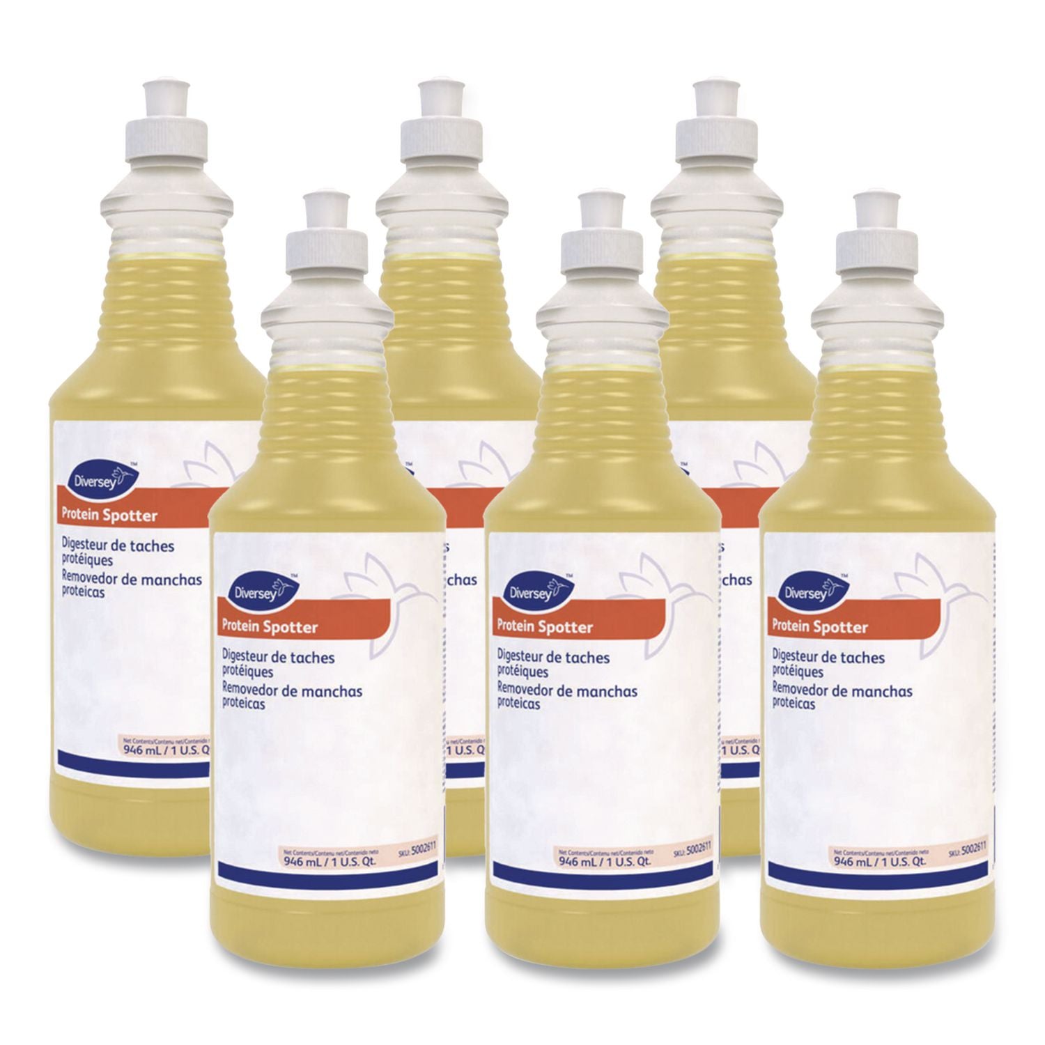 Protein Spotter, Fresh Scent, 32 oz Bottle, 6/Carton