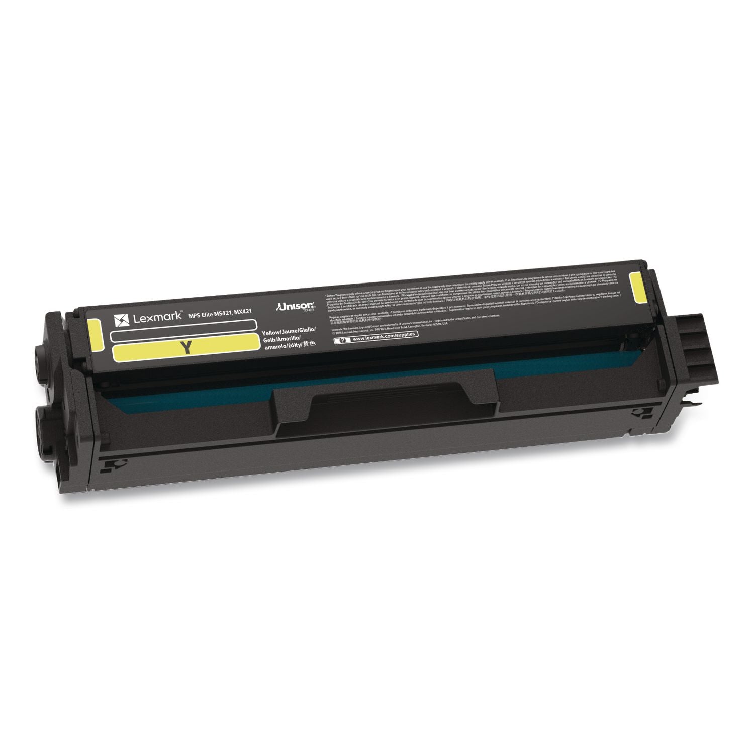 20N1HY0 Return Program High-Yield Toner, 4,500 Page-Yield, Yellow
