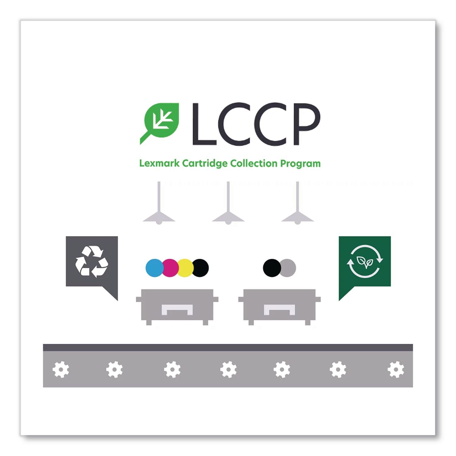 50F000G Return Program Toner, 1,500 Page-Yield, Black