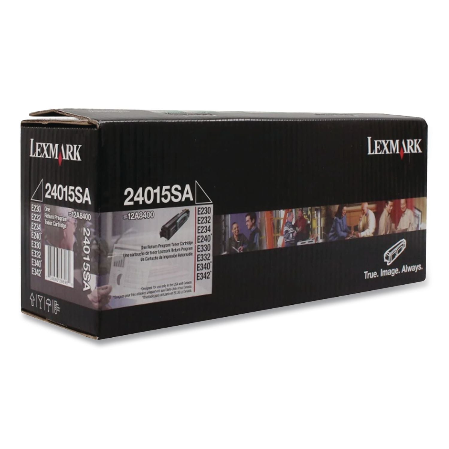 24015SA Return Program Toner, 2,500 Page-Yield, Black