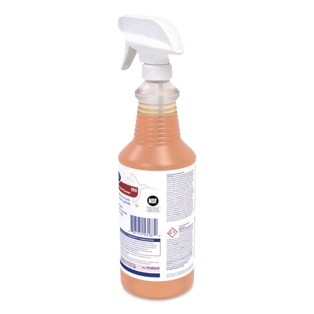 Suma Oven and Grill Cleaner, Neutral, 32 oz, Spray Bottle, 12/Carton