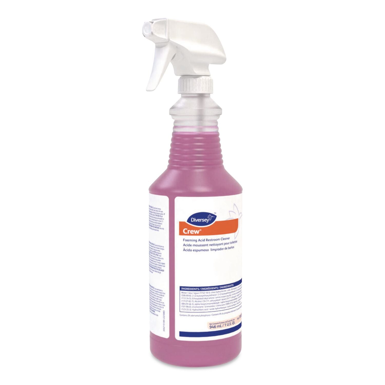 Foaming Acid Restroom Cleaner, Fresh Scent, 32 oz Spray Bottle, 12/Carton