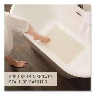 Safti-Grip Latex-Free Vinyl Bath Mat, 16 x 28, White