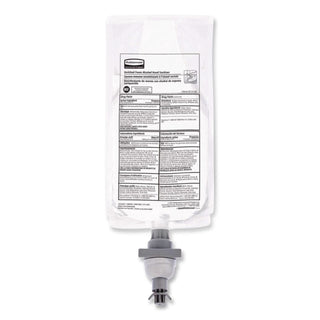 Rubbermaid Commercial Hand Sanitizer Foam Refill - Fragrance-free Scent - 37.2 fl oz (1100 mL) - Kill Germs - Hand - White Clear - Dye-free, Hygienic - 4 / Carton