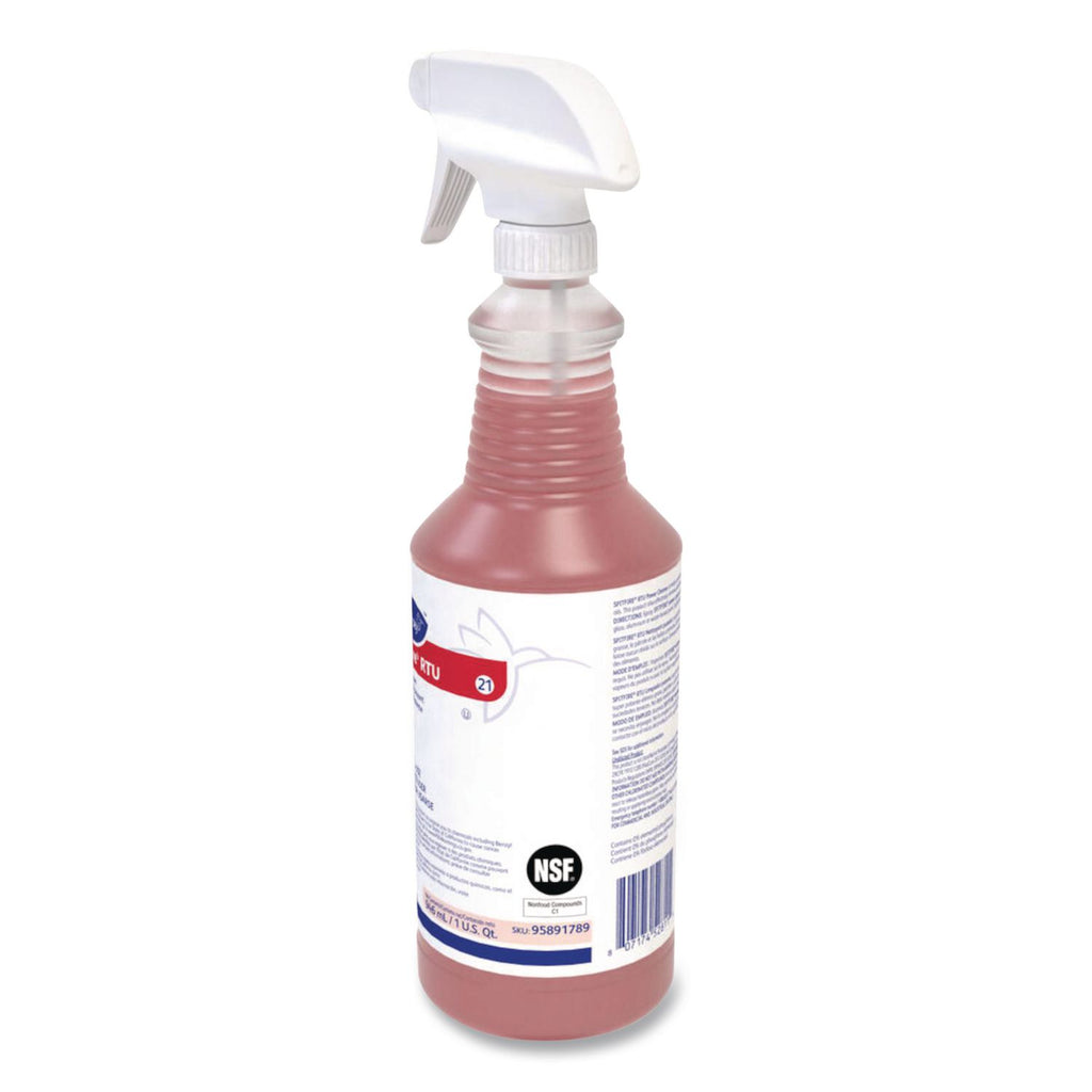 Spitfire Power Cleaner, Liquid, Fresh Pine Scent, 32 oz Spray Bottle, 12/Carton