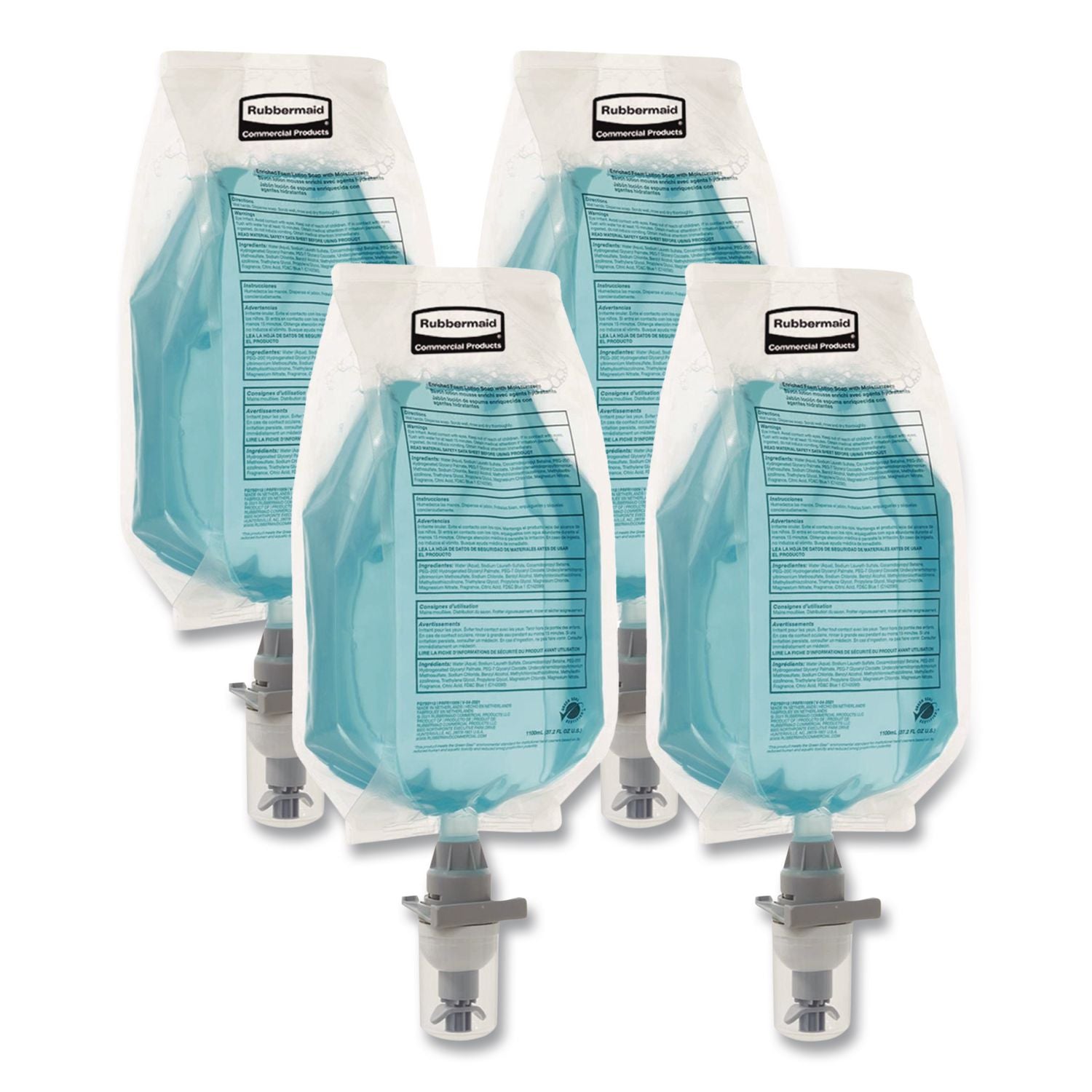 Autofoam Hand Soap Refill, Lotion Soap with Moisturizer, 1,100 mL Refill, 4/Carton