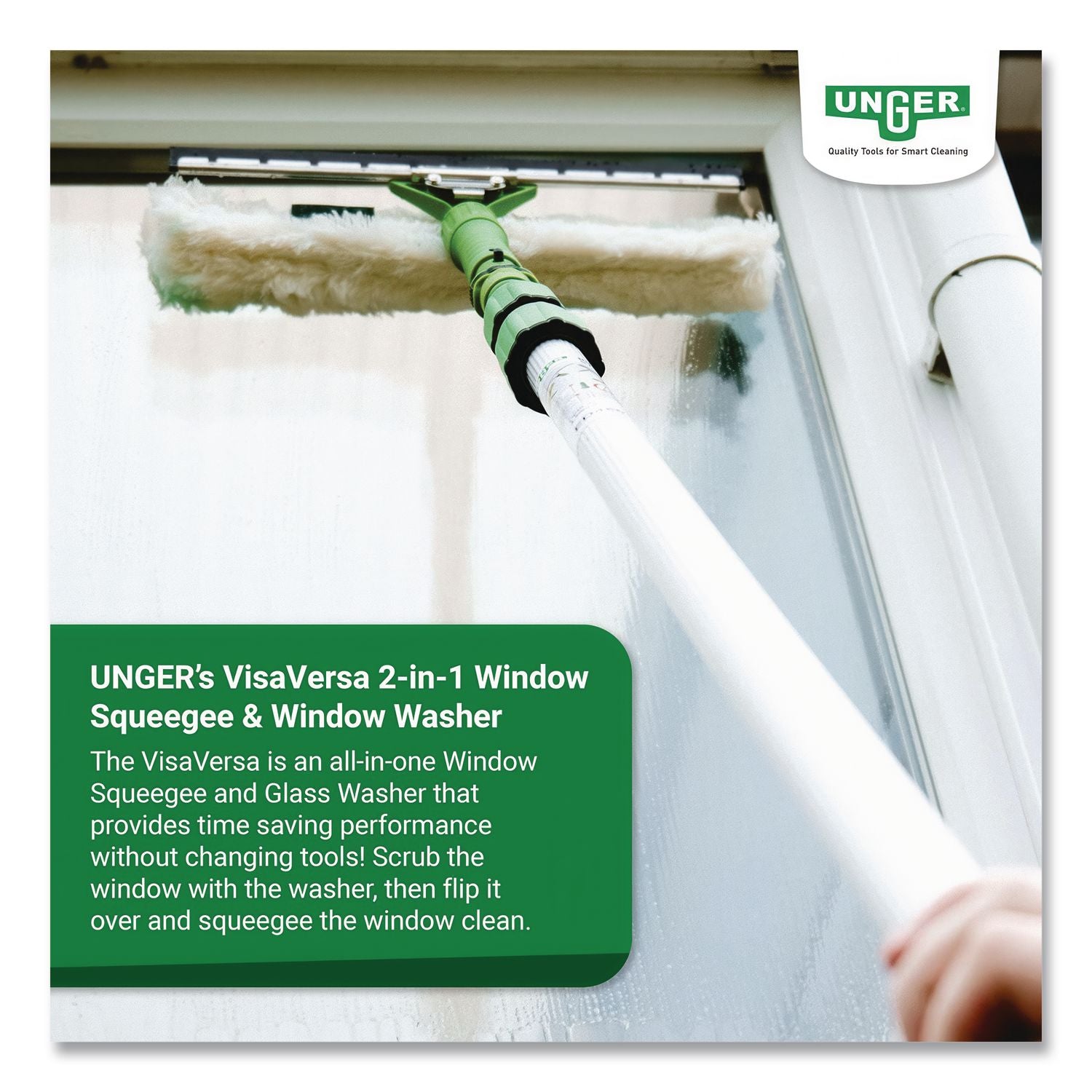 Visa Versa Squeegee, 14" Wide Blade