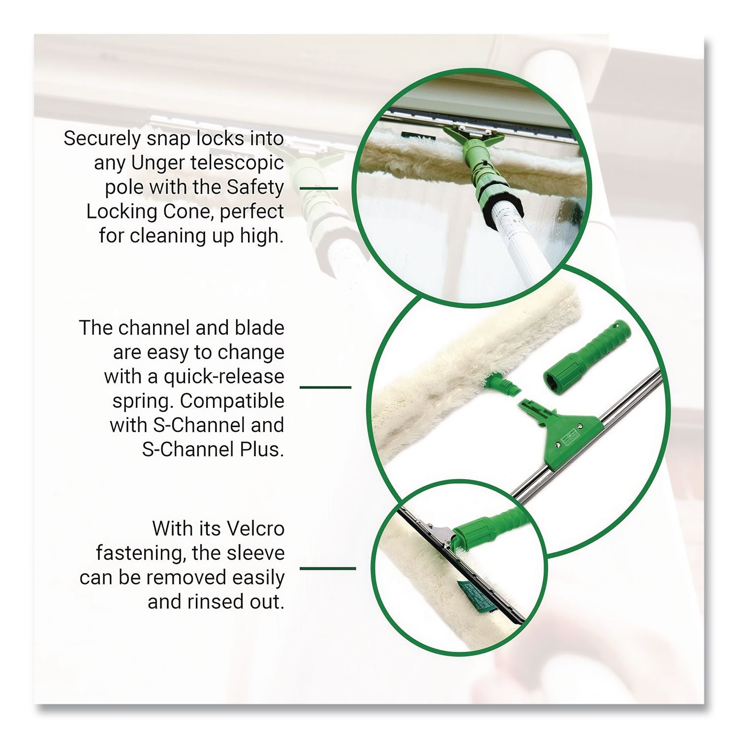 Visa Versa Squeegee, 14" Wide Blade