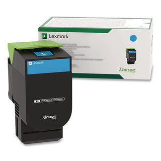 74C10C0 Return Program Unison Toner, 3,000 Page-Yield, Cyan