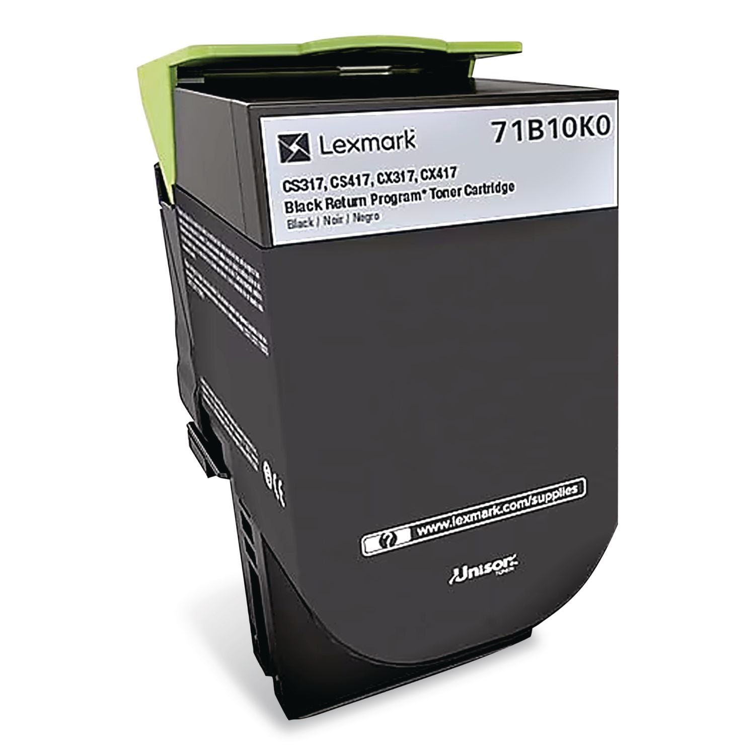 71B10K0 Unison Toner, 3,000 Page-Yield, Black