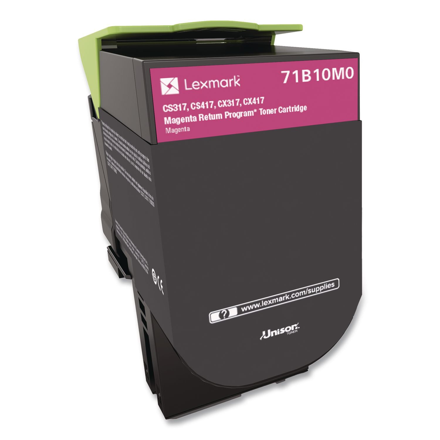 71B10M0 Unison Toner, 2,300 Page-Yield, Magenta