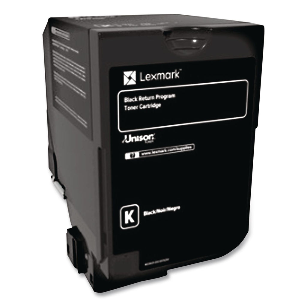 74C00KG Return Program Toner, 3,000 Page-Yield, Black