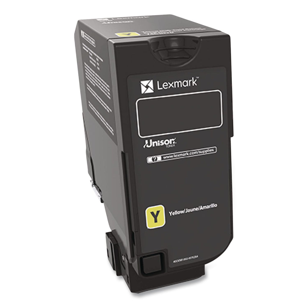 74C00YG Return Program Toner, 3,000 Page-Yield, Yellow