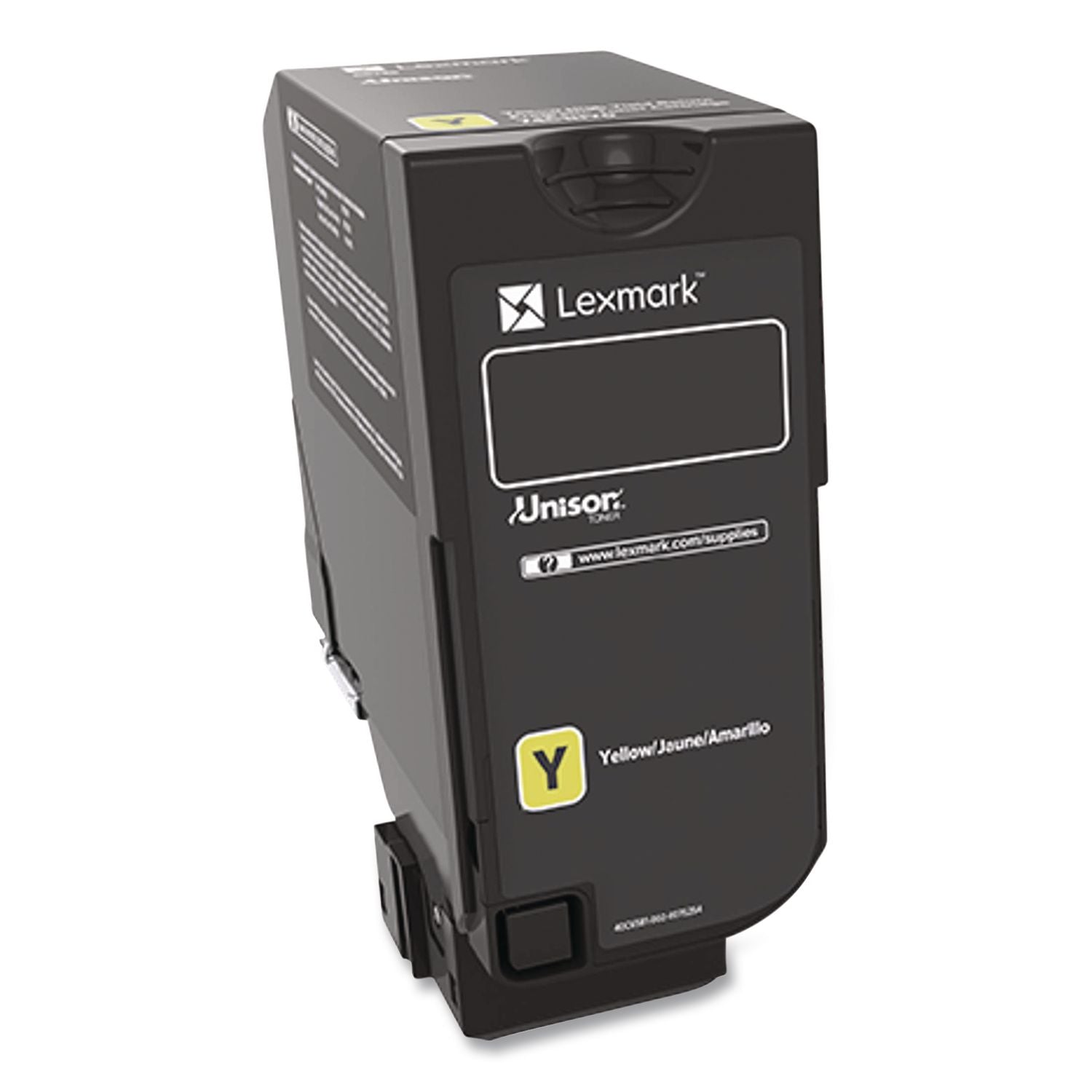 74C00YG Return Program Toner, 3,000 Page-Yield, Yellow
