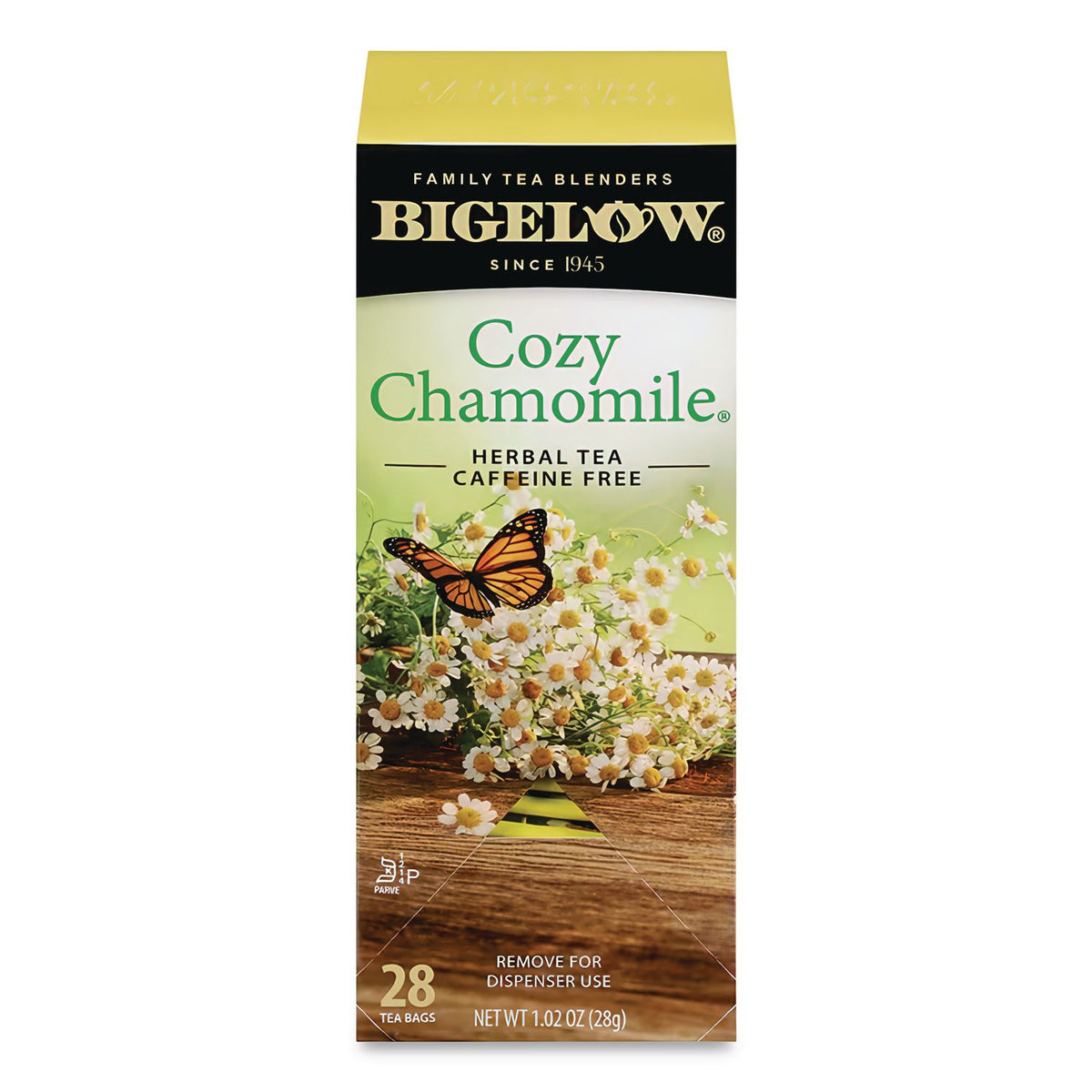 Single Flavor Tea, Cozy Chamomile, 28 Bags/Box