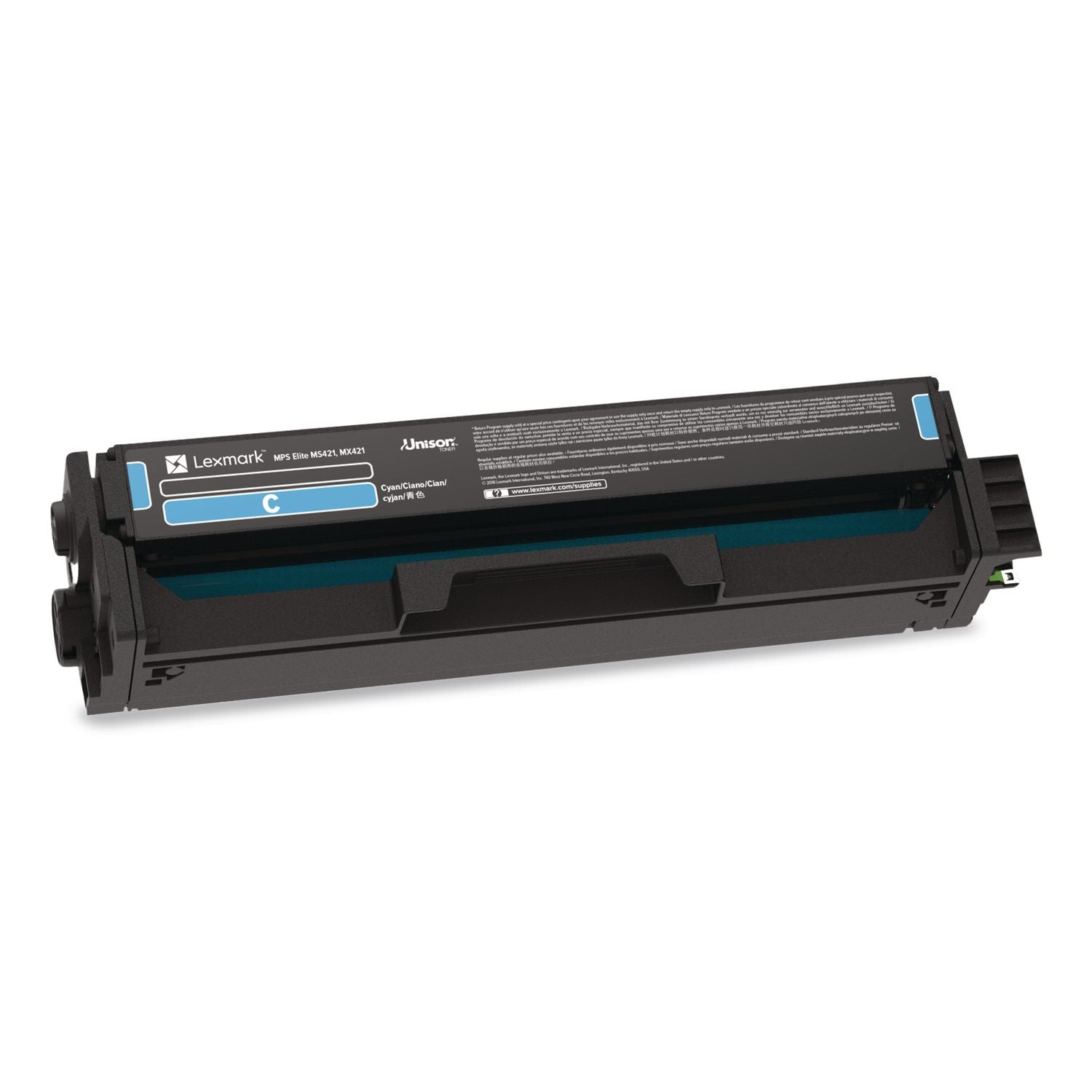 C341XC0 Return Program Extra High-Yield Toner, 4,500 Page-Yield, Cyan