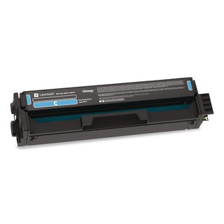 C341XC0 Return Program Extra High-Yield Toner, 4,500 Page-Yield, Cyan