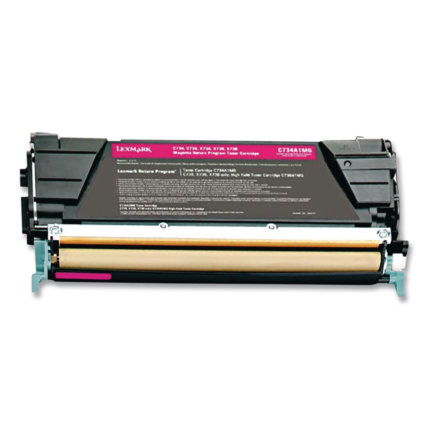 C734A1MG Return Program Toner, 6,000 Page-Yield, Magenta