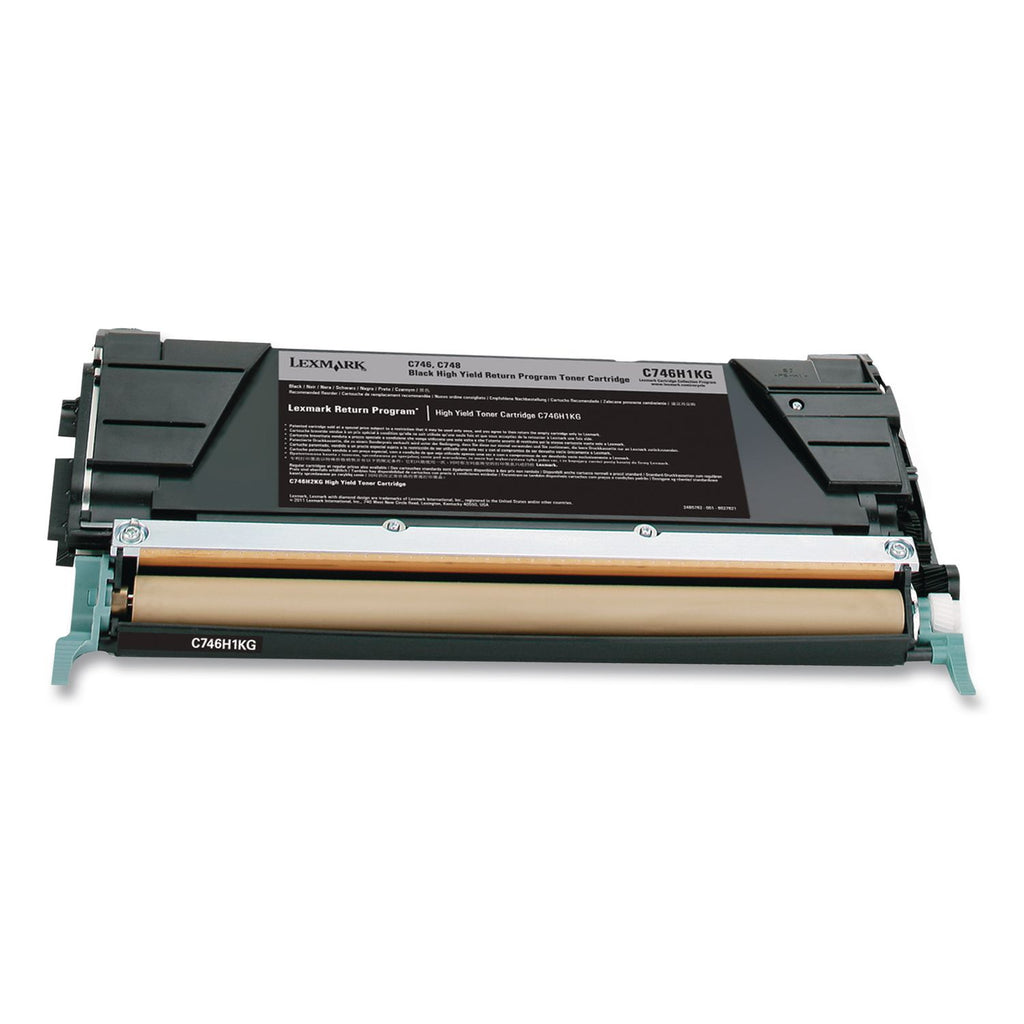C746H1KG Return Program High-Yield Toner, 12,000 Page-Yield, Black