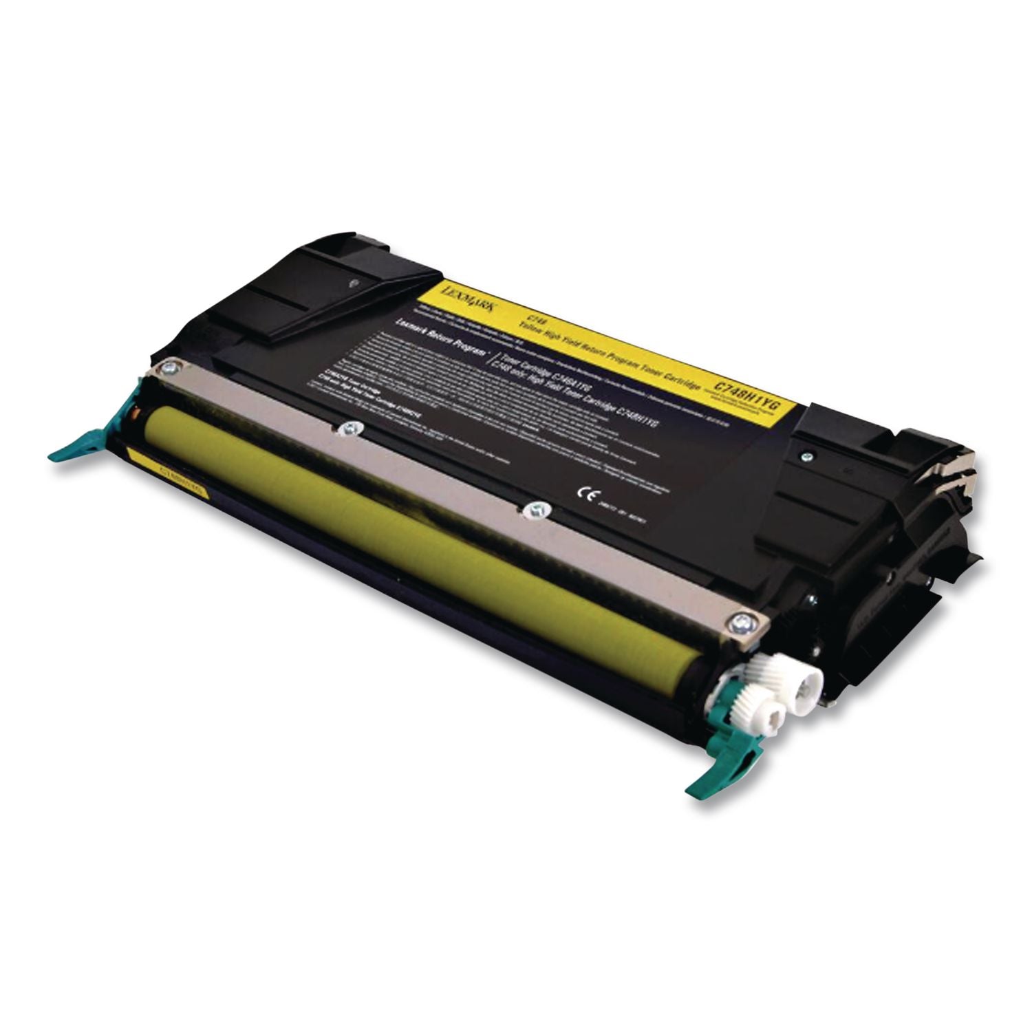 C748H1YG Return Program High-Yield Toner, 10,000 Page-Yield, Yellow