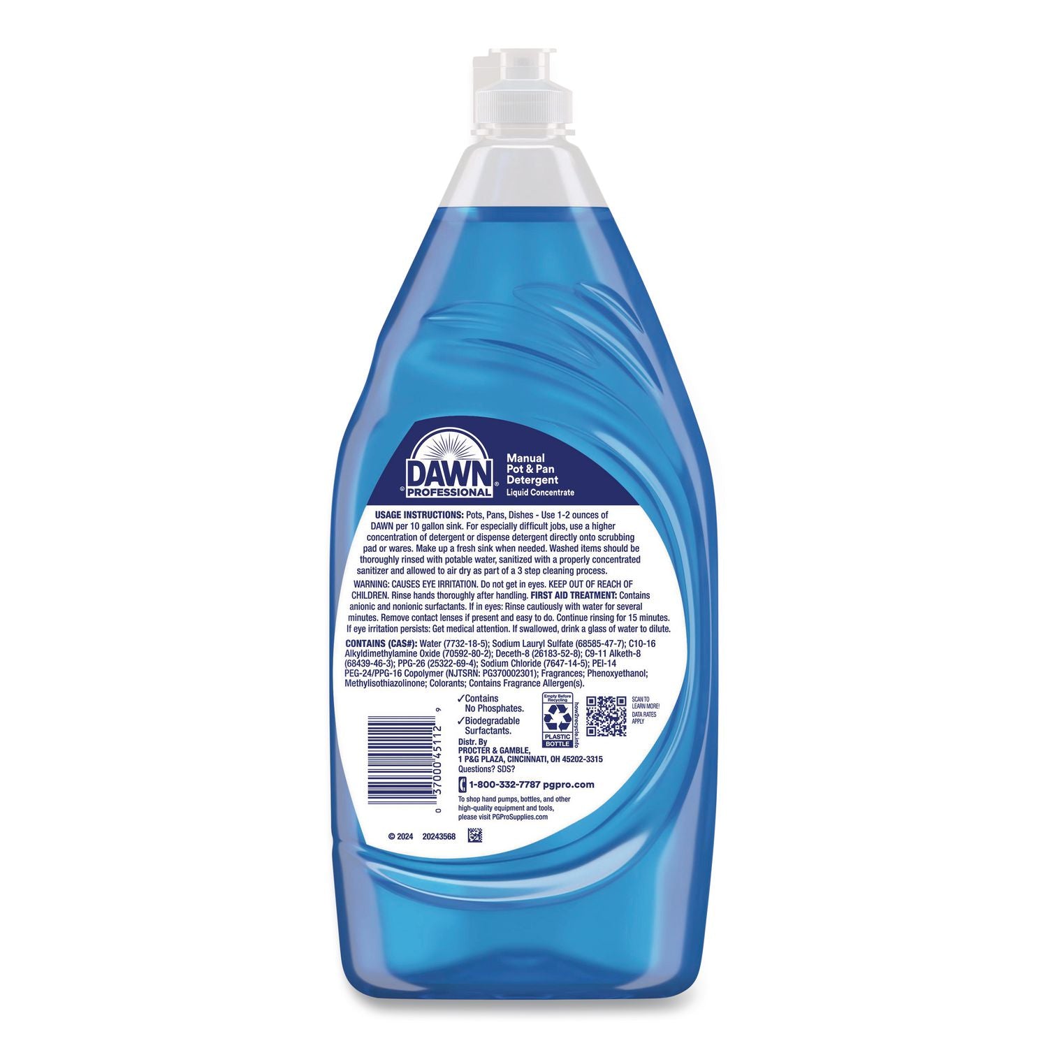 Dawn Dishwashing Liquid, Sold as 1 Each