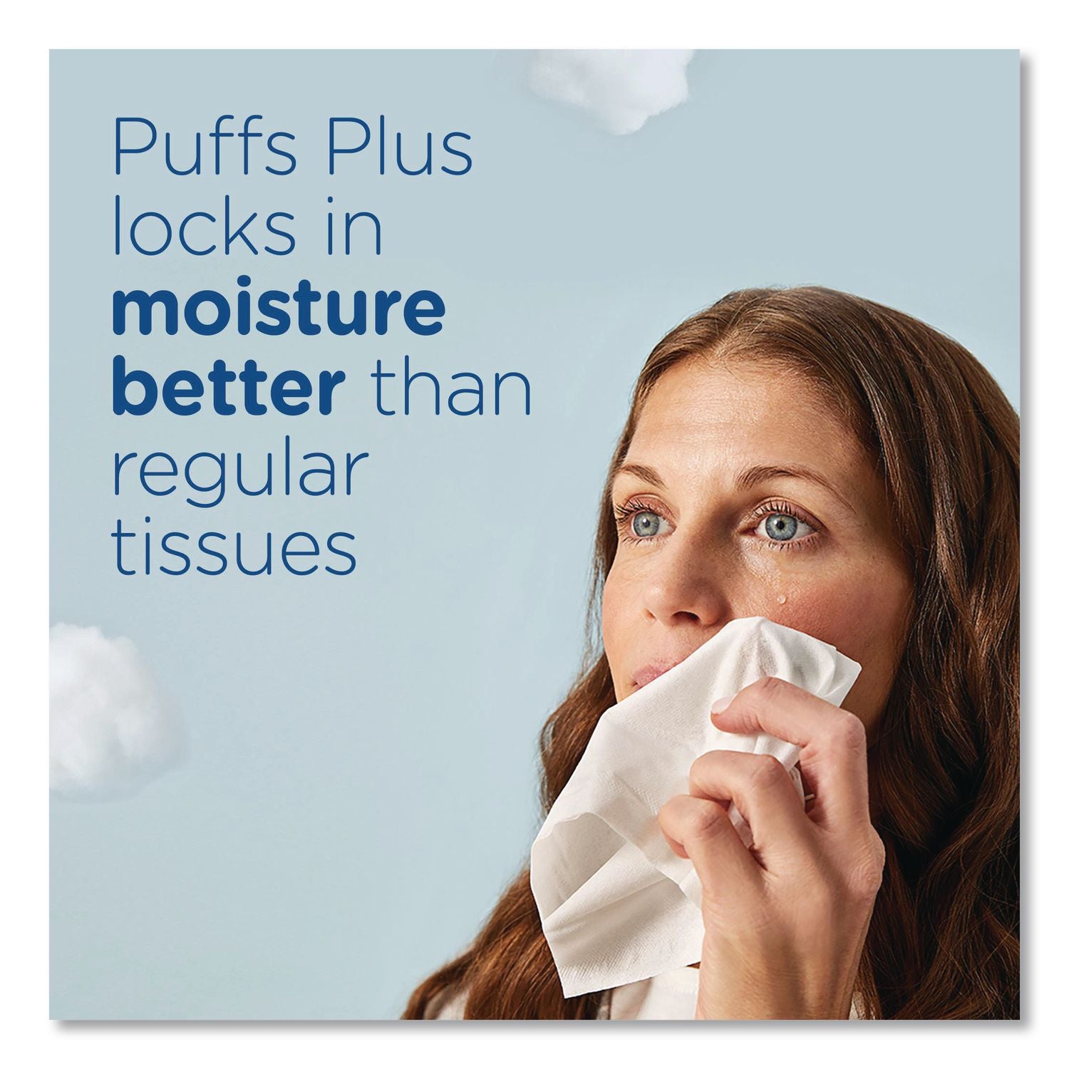 Plus Lotion Facial Tissue, 2-Ply, White, 124/Box, 3 Box/Pack
