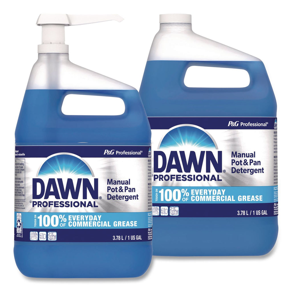Manual Pot and Pan Dish Detergent, Original Scent, 1 gal Bottle, 2/Carton