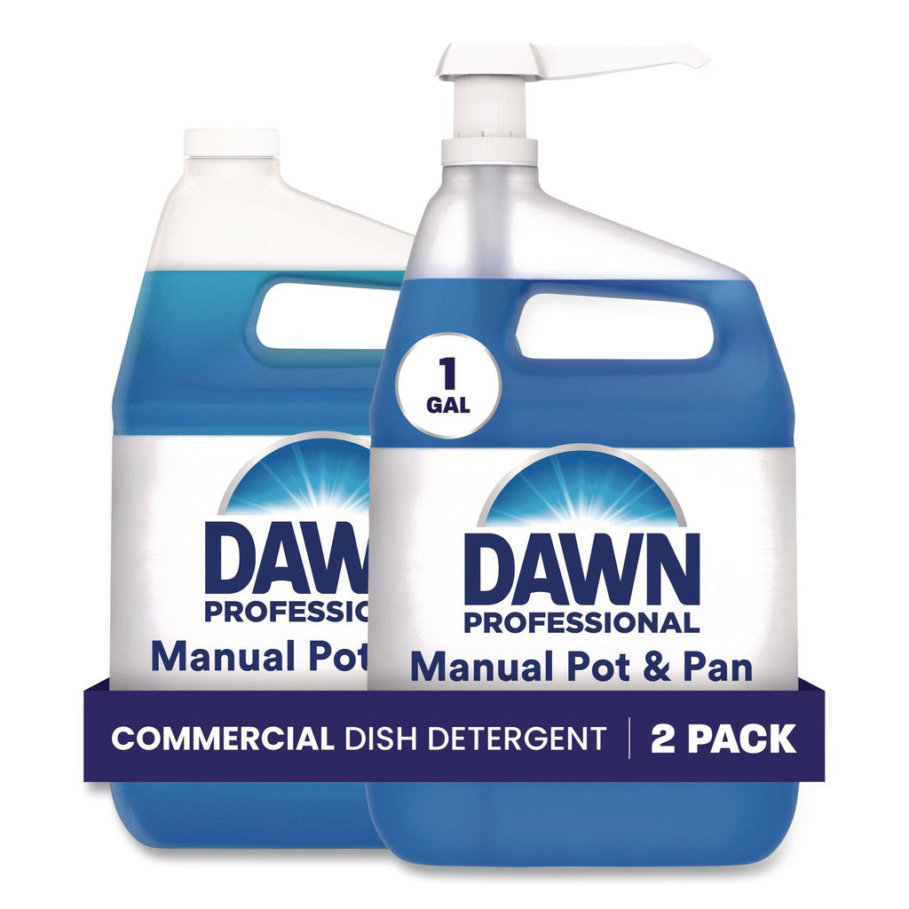 Manual Pot and Pan Dish Detergent, Original Scent, 1 gal Bottle, 2/Carton