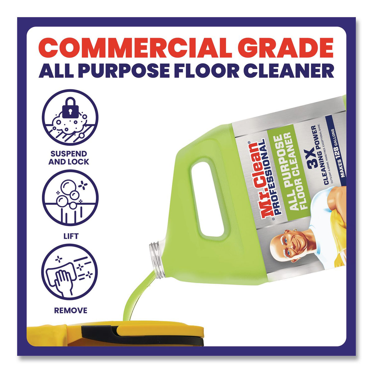 Finished Floor Cleaner, Lemon Scent, 1 gal Bottle