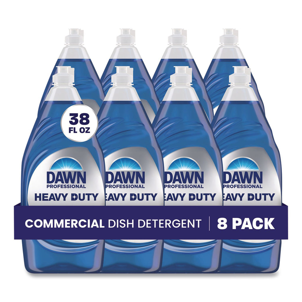 Heavy-Duty Manual Pot/Pan Dish Detergent, Original Scent, 38 oz Bottle, 8/Carton