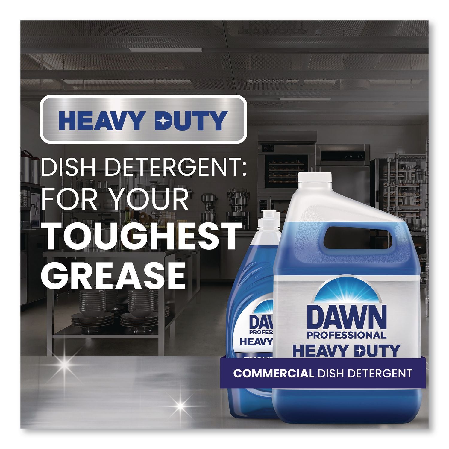 Heavy-Duty Manual Pot/Pan Dish Detergent, Original Scent, 1 gal Bottle, 4/Carton