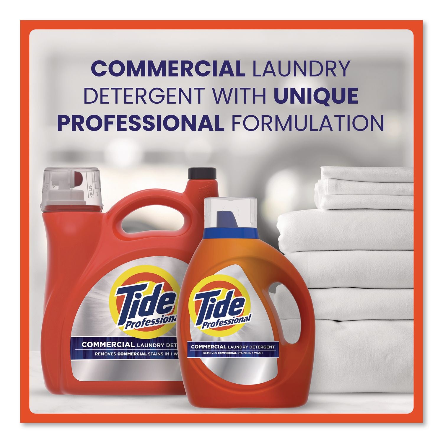 Commercial Liquid Laundry Detergent, 105 oz Pour Bottle, 4/Carton