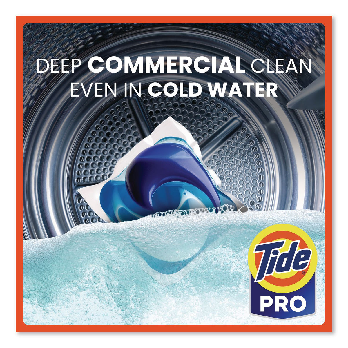 Commercial Power PODS Laundry Detergent, 63 Liquid Pods/Tub, 4 Tubs/Carton