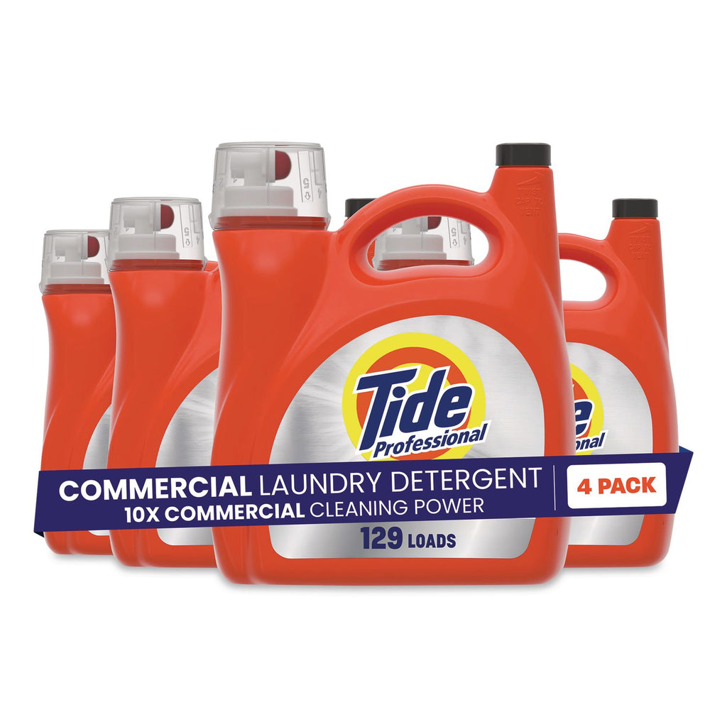 Commercial Liquid Laundry Detergent, 170 oz Pour Bottle, 4/Carton