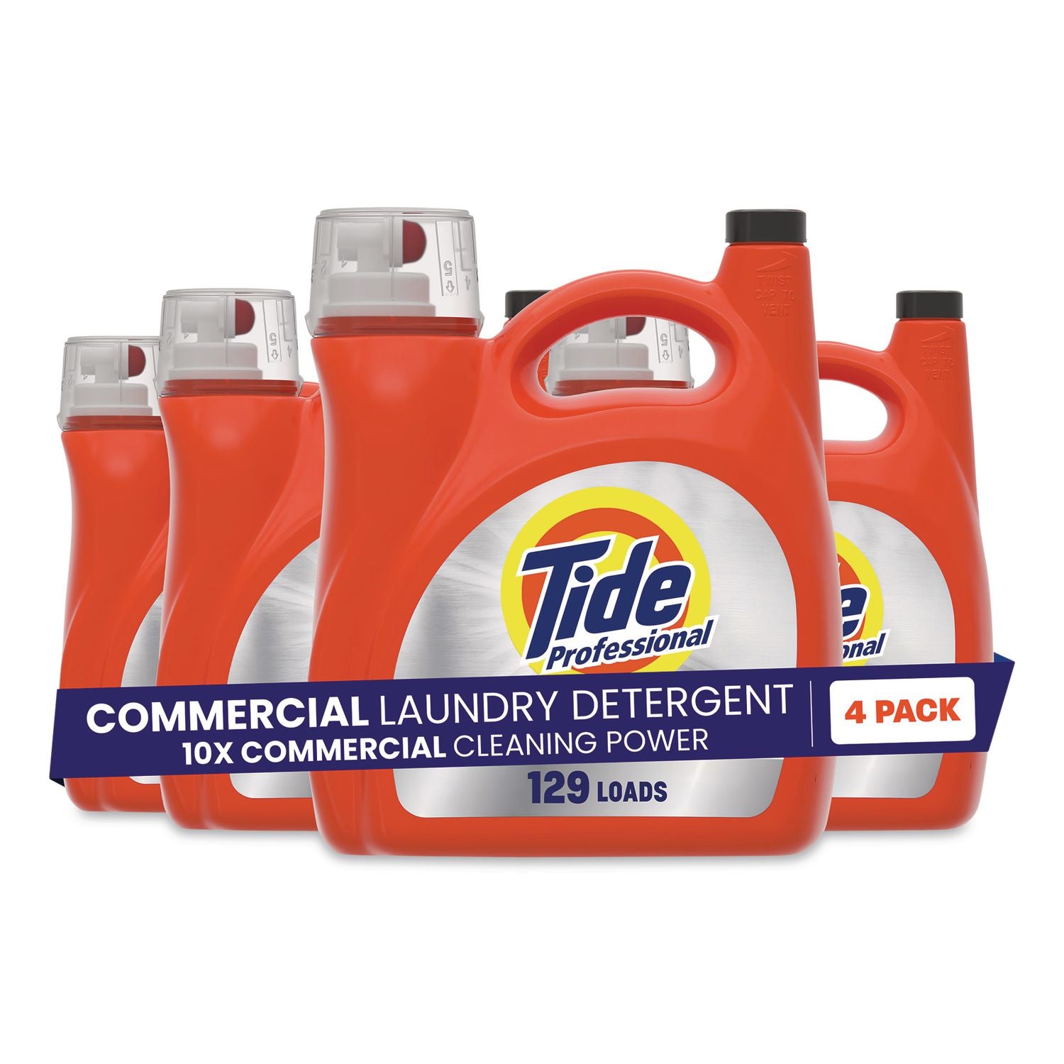 Commercial Liquid Laundry Detergent, 170 oz Pour Bottle, 4/Carton