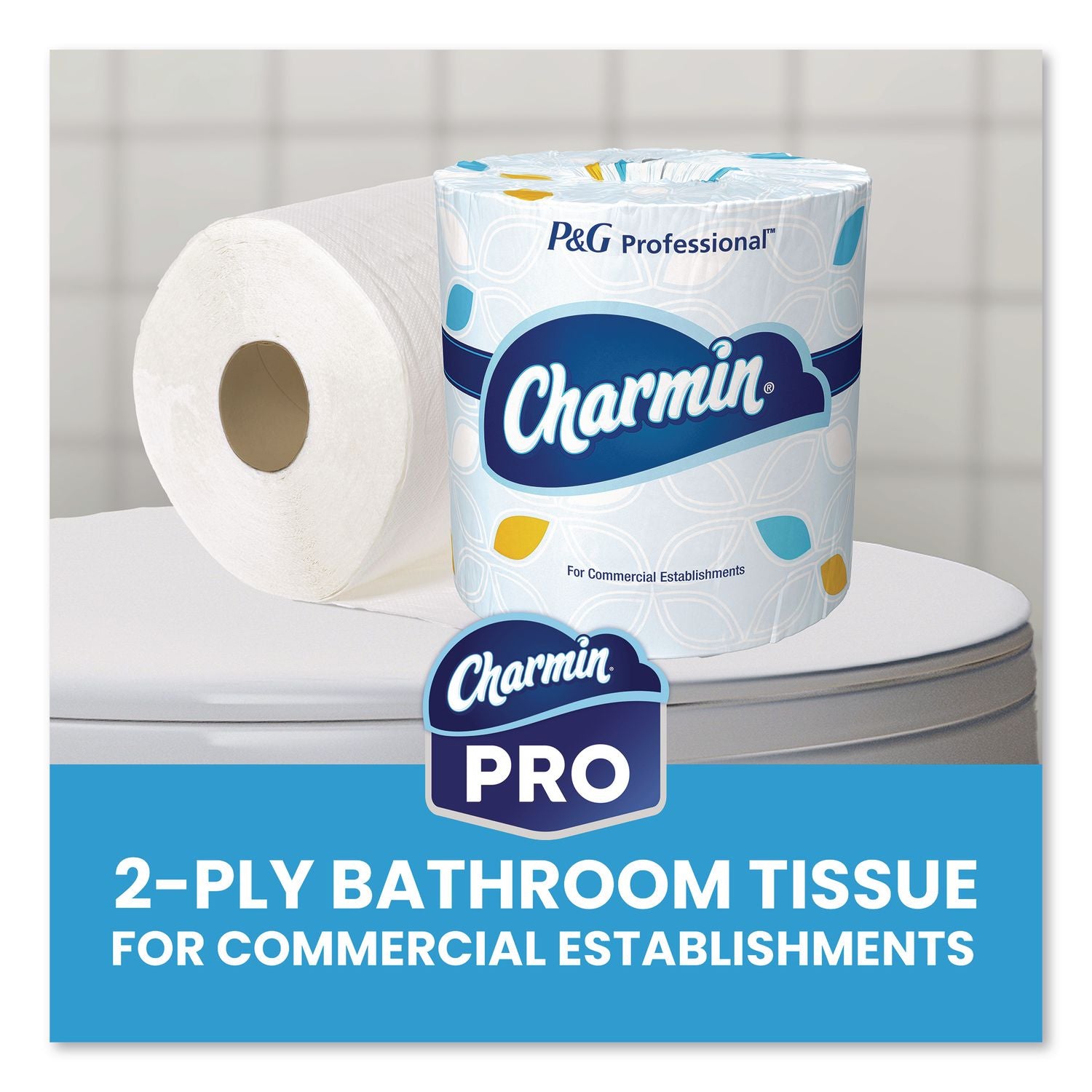 Commercial Bathroom Tissue, Septic Safe, Individually Wrapped, 2-Ply, White, 450 Sheets/Roll, 75 Rolls/Carton