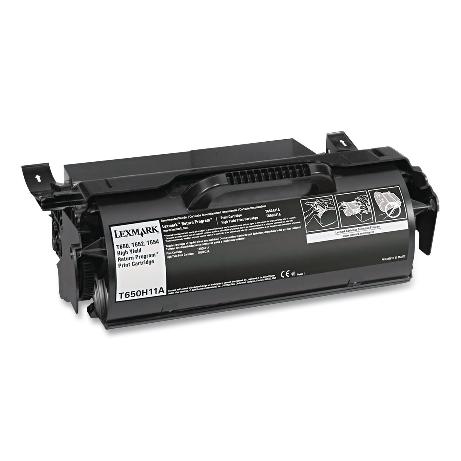 T650H11A Return Program High-Yield Toner, 25,000 Page-Yield, Black
