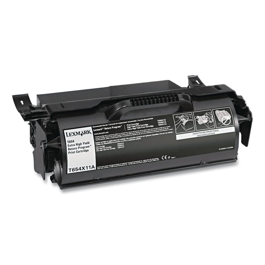 T654X11A Return Program Extra High-Yield Toner, 36,000 Page-Yield, Black