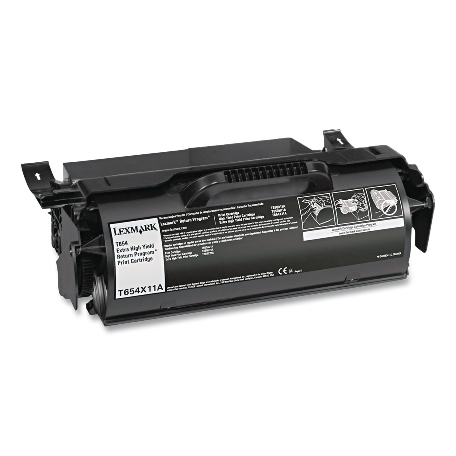 T654X11A Return Program Extra High-Yield Toner, 36,000 Page-Yield, Black