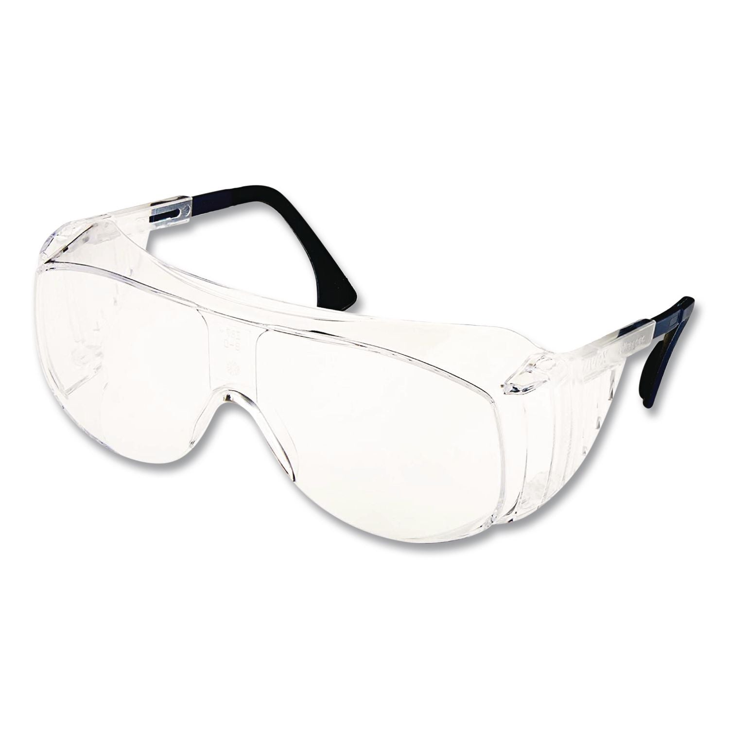 Ultraspec 2001 OTG Safety Eyewear, Clear/Black Frame, Clear Lens