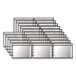 Shop Ticket Holders, Stitched, Both Sides Clear, 75 Sheets, 12 x 9, 25/Box