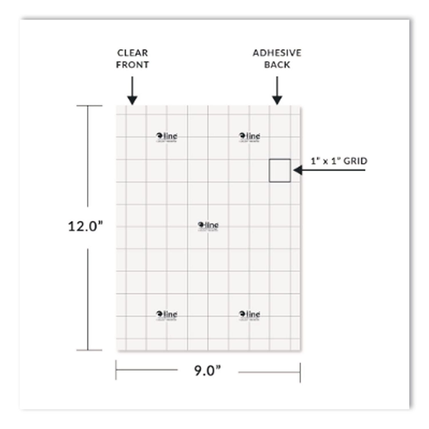 Cleer Adheer Self-Adhesive Laminating Film, 2 mil, 9" x 12", Non-Glare Clear, 50/Box